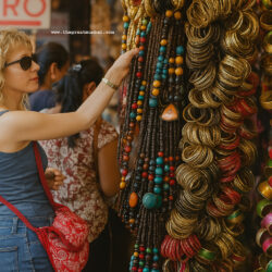 Colaba Causeway Mumbai Bustling Street Market View