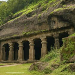 Elephanta Caves Mumbai Main Shiva Sculpture View