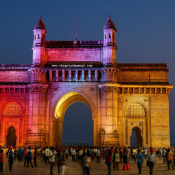 Gateway of India Mumbai sunset view with boats