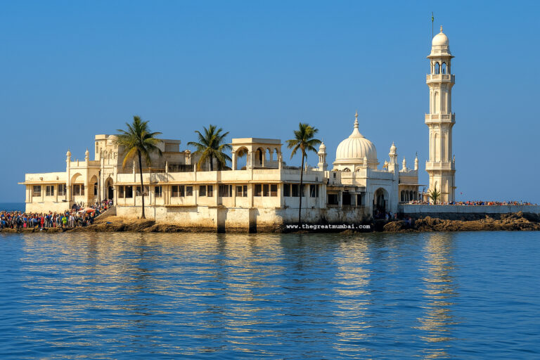 Haji Ali Dargah Mumbai Sunset View with Arabian Sea