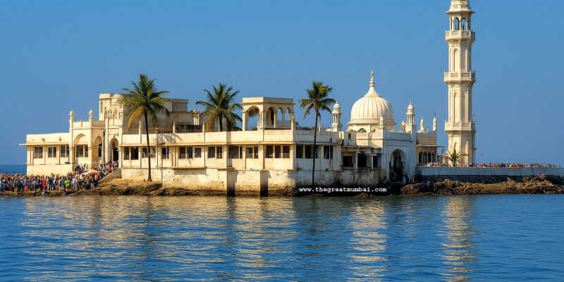 Haji Ali Dargah Mumbai Sunset View with Arabian Sea