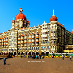 Taj Mahal Palace Hotel Mumbai exterior night view