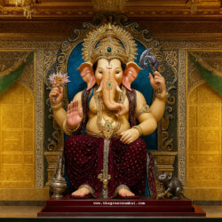 Lalbaugcha Raja Ganesh Idol 2023 Grand Decoration Mumbai Festival