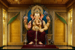 Lalbaugcha Raja Ganesh Idol 2023 Grand Decoration Mumbai Festival